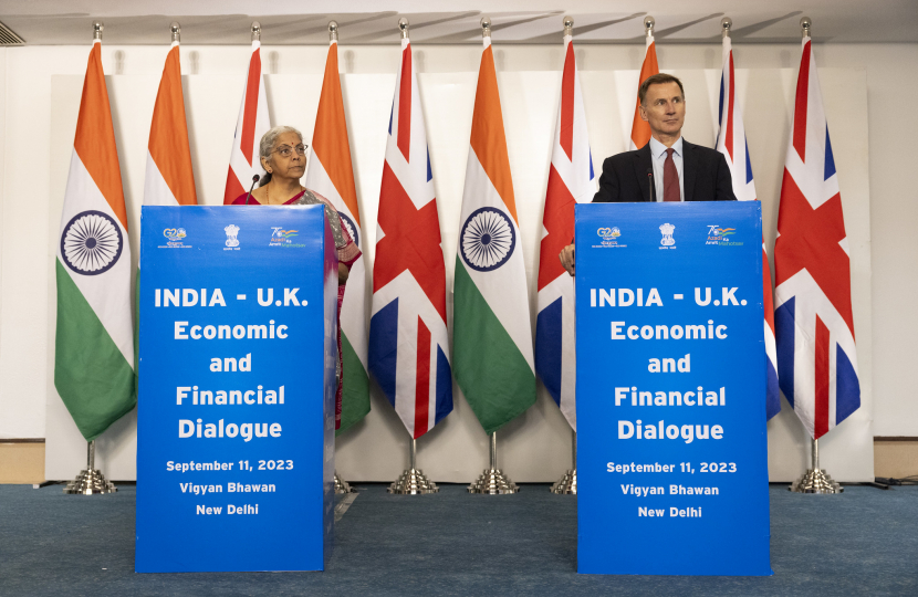 Chancellor visits India for the Economic and Financial Dialogue