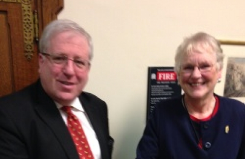 Patrick McLoughlin and Cllr Libby Piper