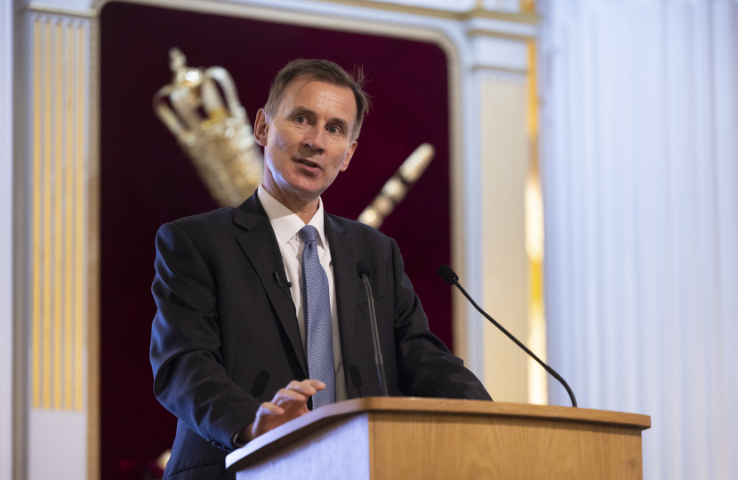 Chancellor Jeremy Hunt attends the Mansion House pension summit