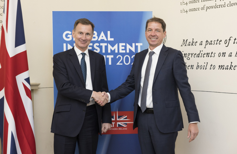 The Chancellor Jeremy Hunt holds bilateral meetings at the Global Investment Summit.