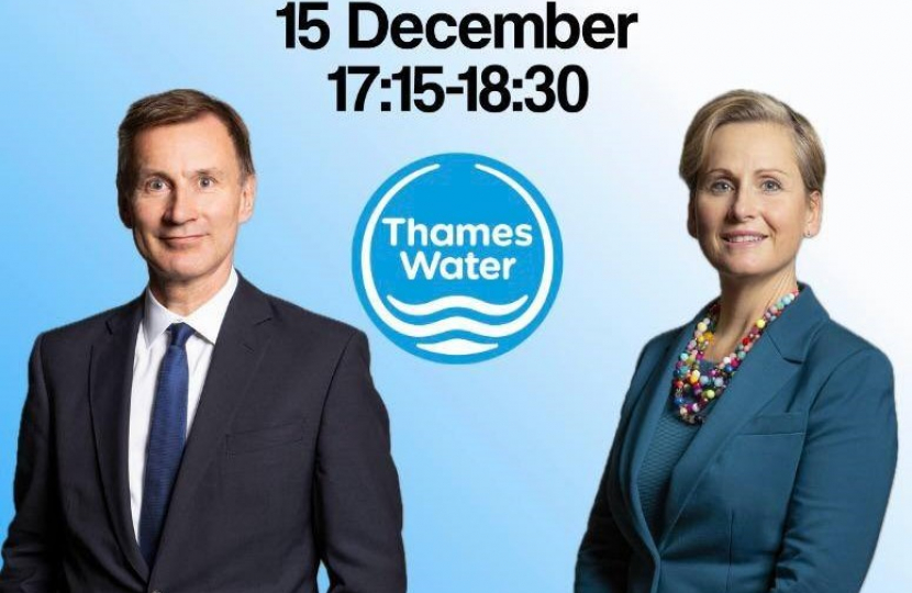 Thames Water public meeting.